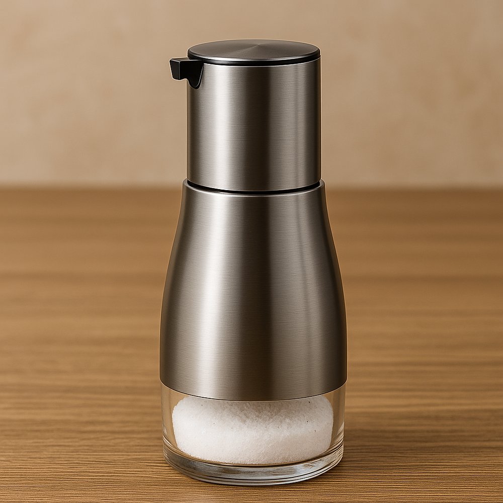 Porta Temperos Vidro 320ml - Inox