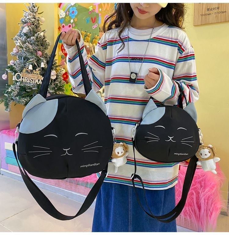 Bolsa gatinhos com chaveiro fofo de brinde - Meow